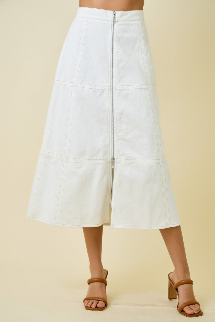 Denim Midi Skirt - obligato