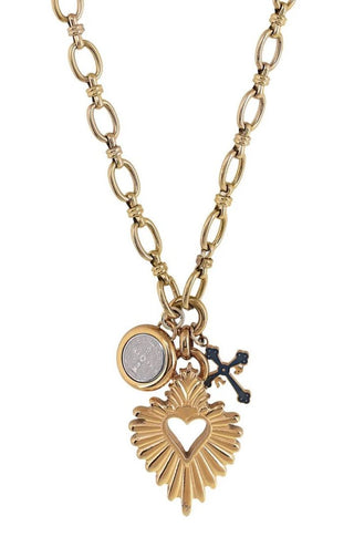 'DETENTE' Multi Charm Necklace - obligato