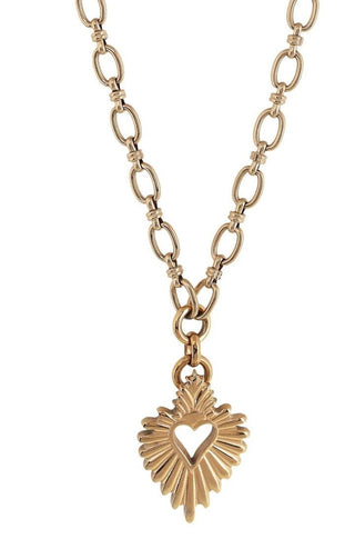 'DETENTE' Sacred Heart Necklace - obligato