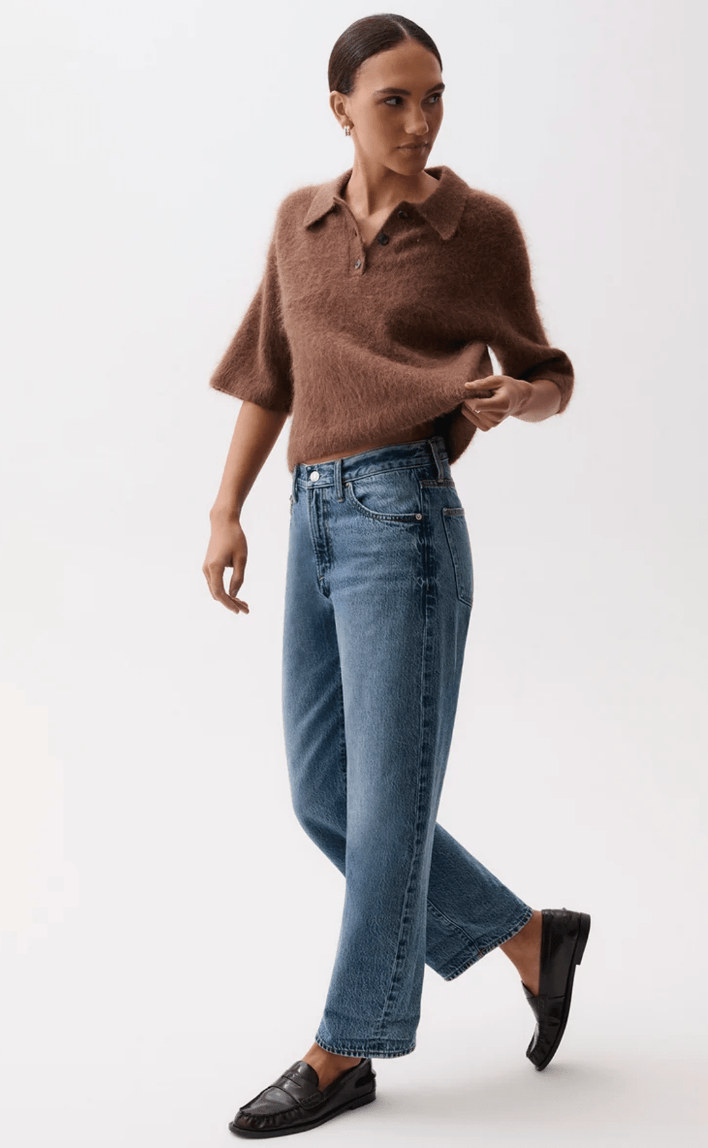 Donny Rolled Hem Boyfriend Jean- Wilcox - obligato