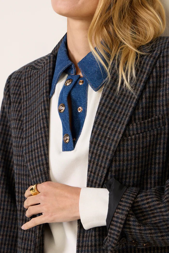 Doris Blazer in Glasgow Check - obligato