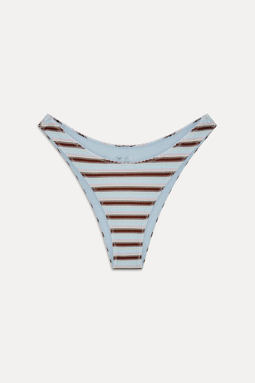 Dove Striped Bikini Bottom - Verona Stripe - obligato