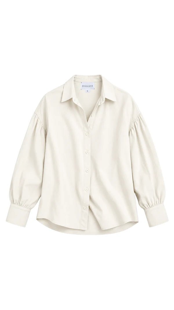 Drop Shoulder Shirt in Off White - obligato