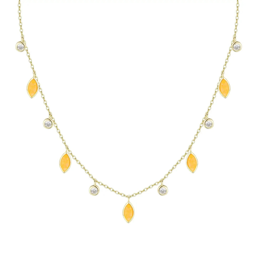 Drops of Spring Opal Necklace - obligato