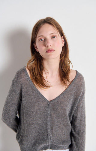 Dumy Cardigan in Gris - obligato