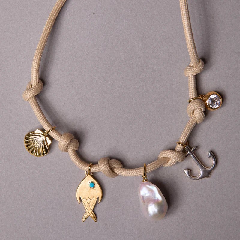 Dune Ecru Necklace Cord - obligato