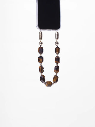 Electrum Gemstone Wristlet In Tigers Eye - obligato
