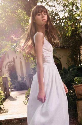 Elisa Dress in White - obligato