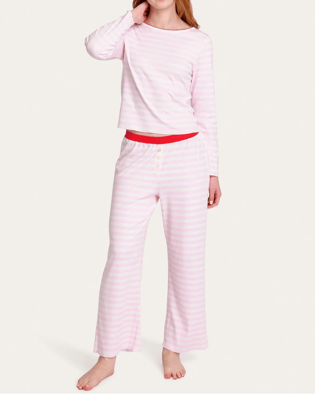 Ellie PJ Set in Candy Cane - obligato