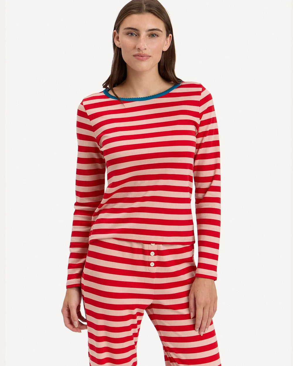 Ellie Pj Set in Ribbon Stripe - obligato