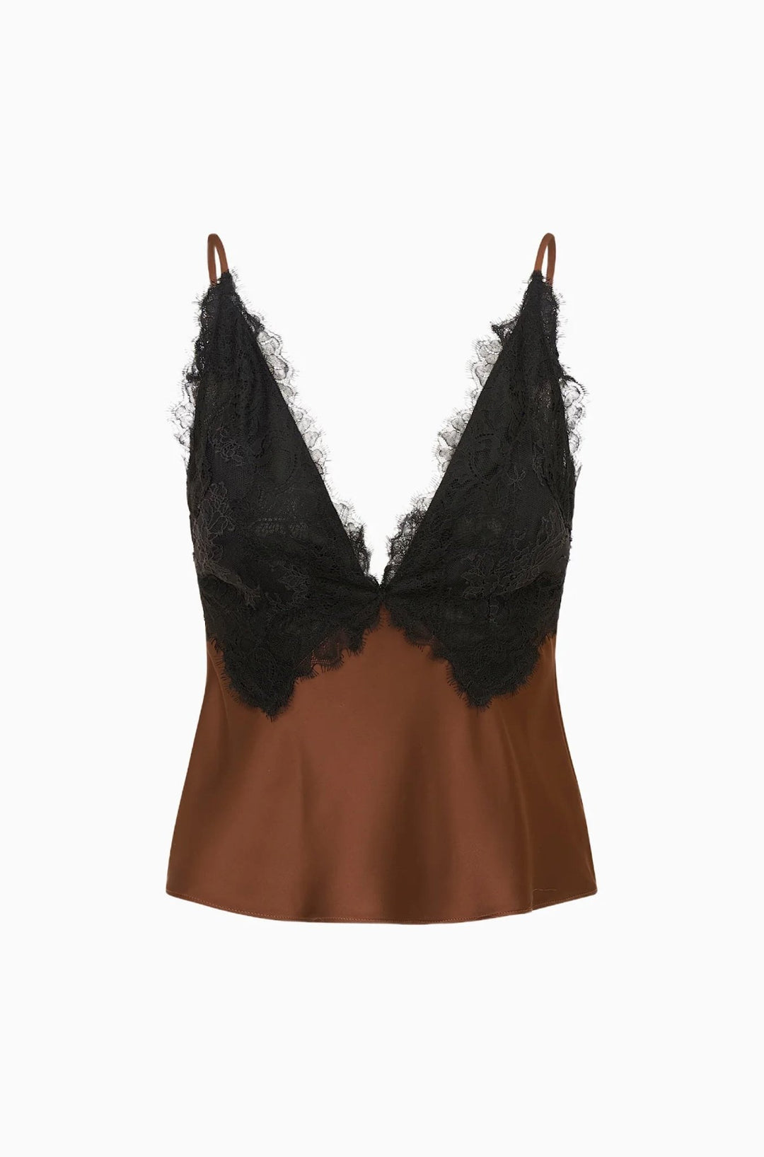 Elloryn Top in Chocolate Brown - obligato