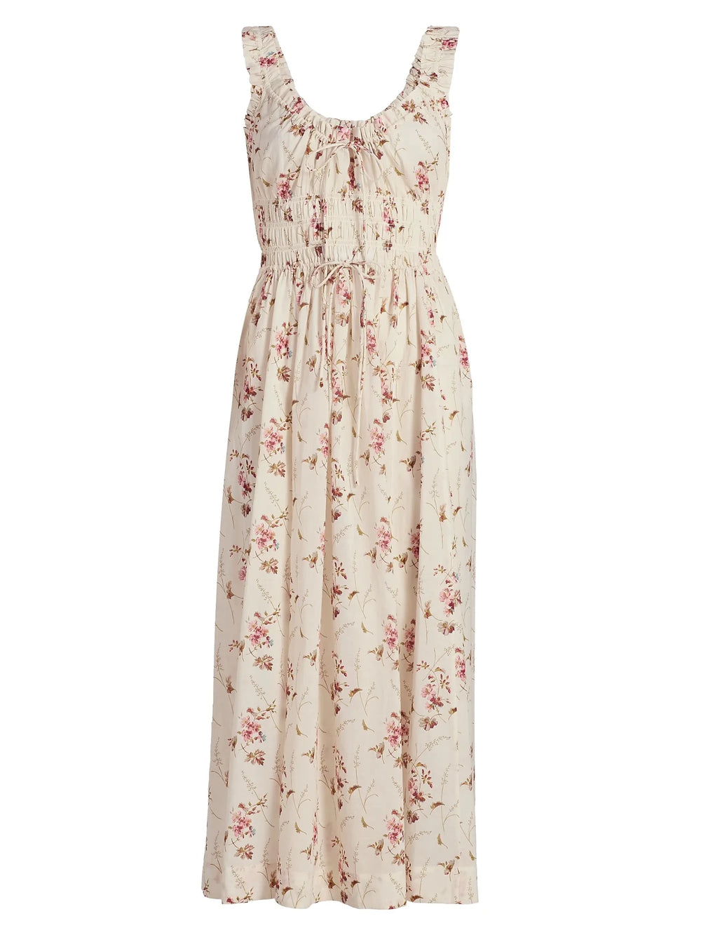 Emmaretta Dress in Blanc Prairie Rose - obligato