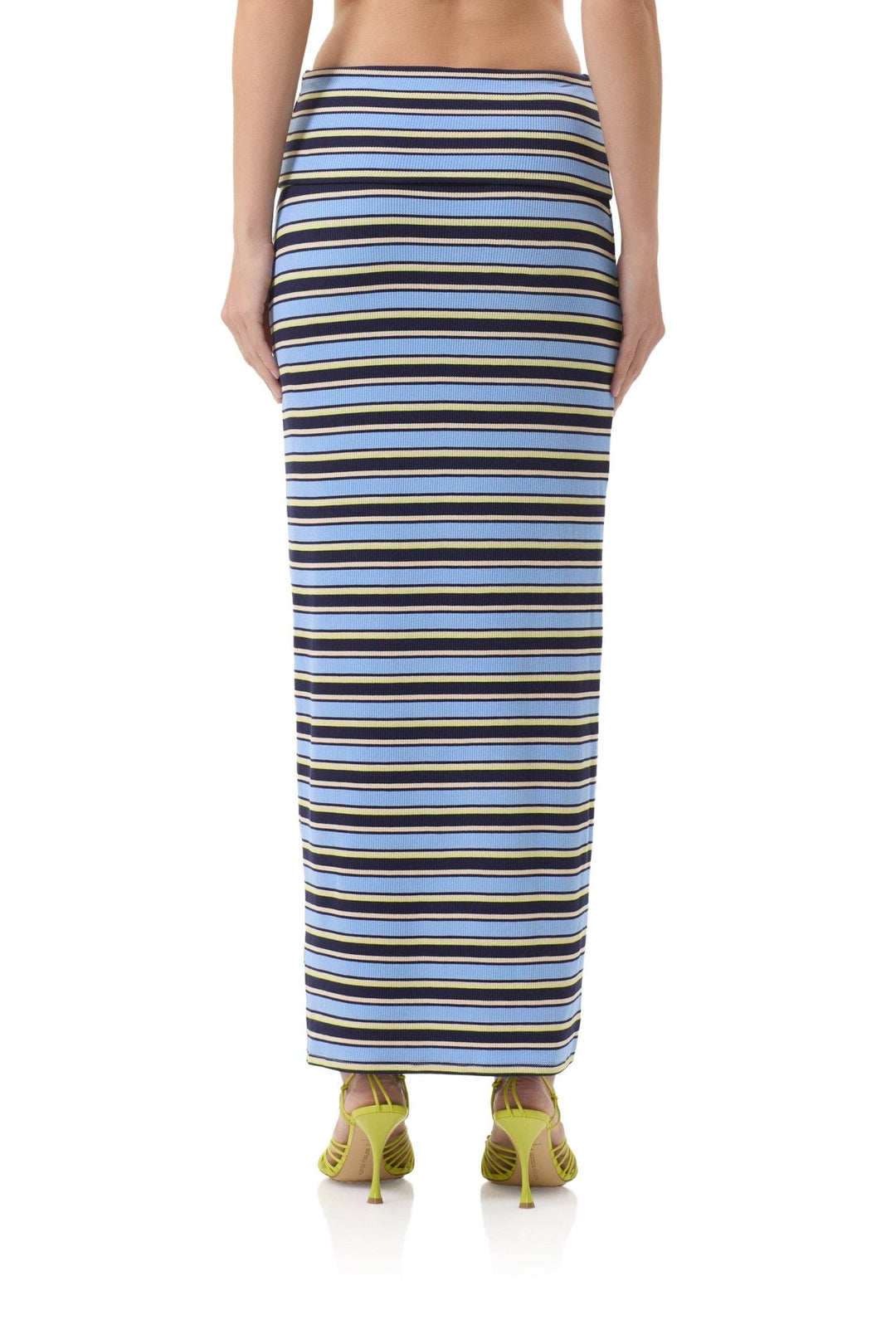 Esin Maxi Skirt - Iris Stripe: Iris Stripe / S / AB033307 - obligato