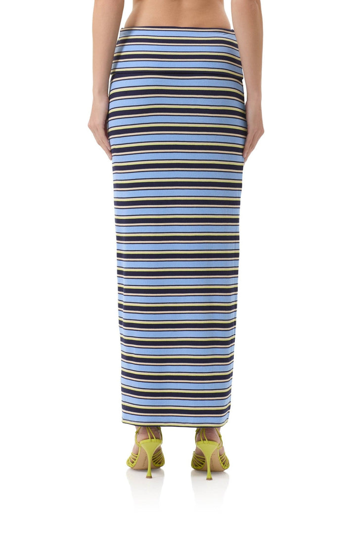Esin Maxi Skirt - Iris Stripe: Iris Stripe / S / AB033307 - obligato