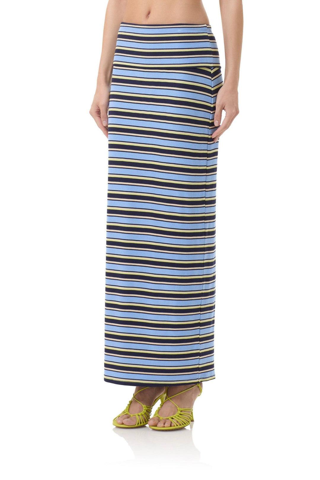 Esin Maxi Skirt - Iris Stripe: Iris Stripe / S / AB033307 - obligato