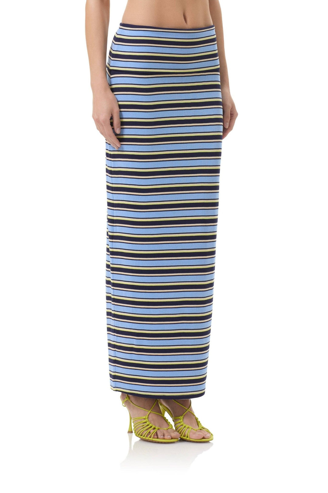 Esin Maxi Skirt - Iris Stripe: Iris Stripe / S / AB033307 - obligato
