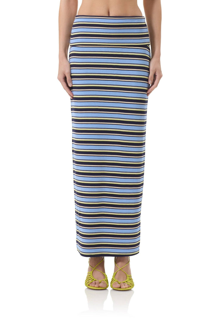 Esin Maxi Skirt - Iris Stripe: Iris Stripe / S / AB033307 - obligato