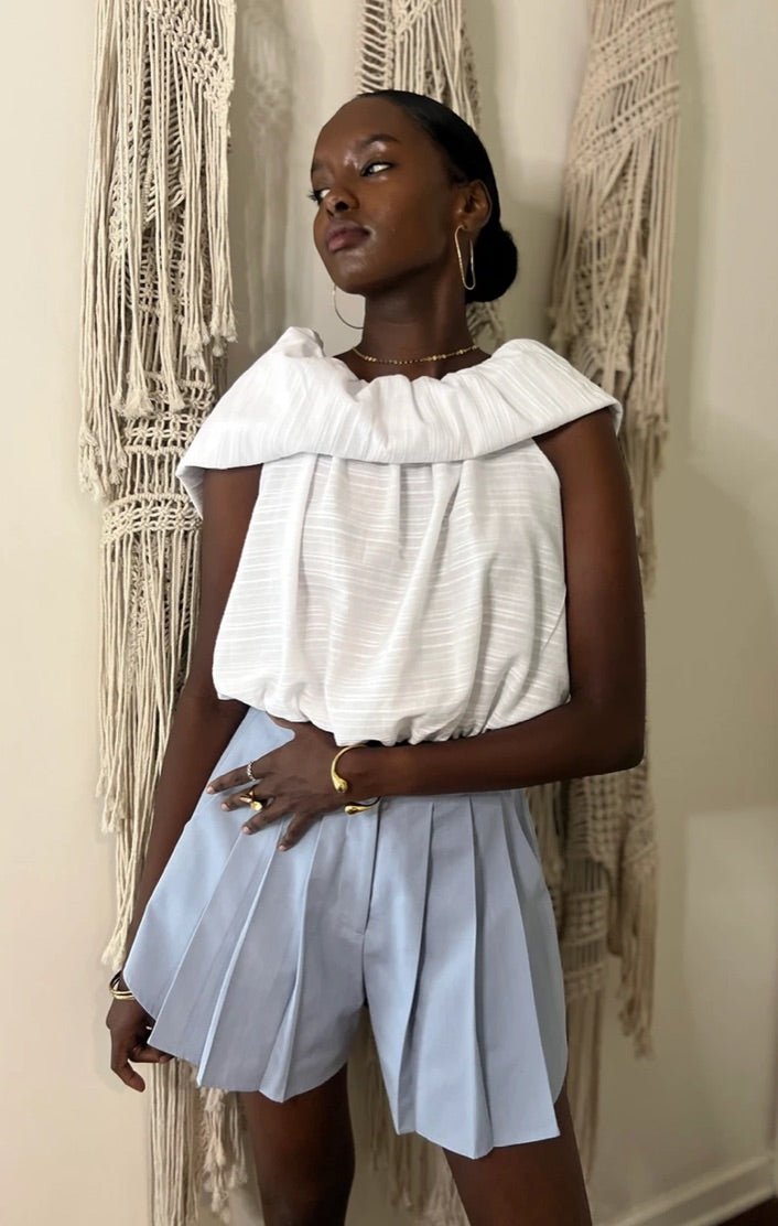 Esme Top in White - obligato