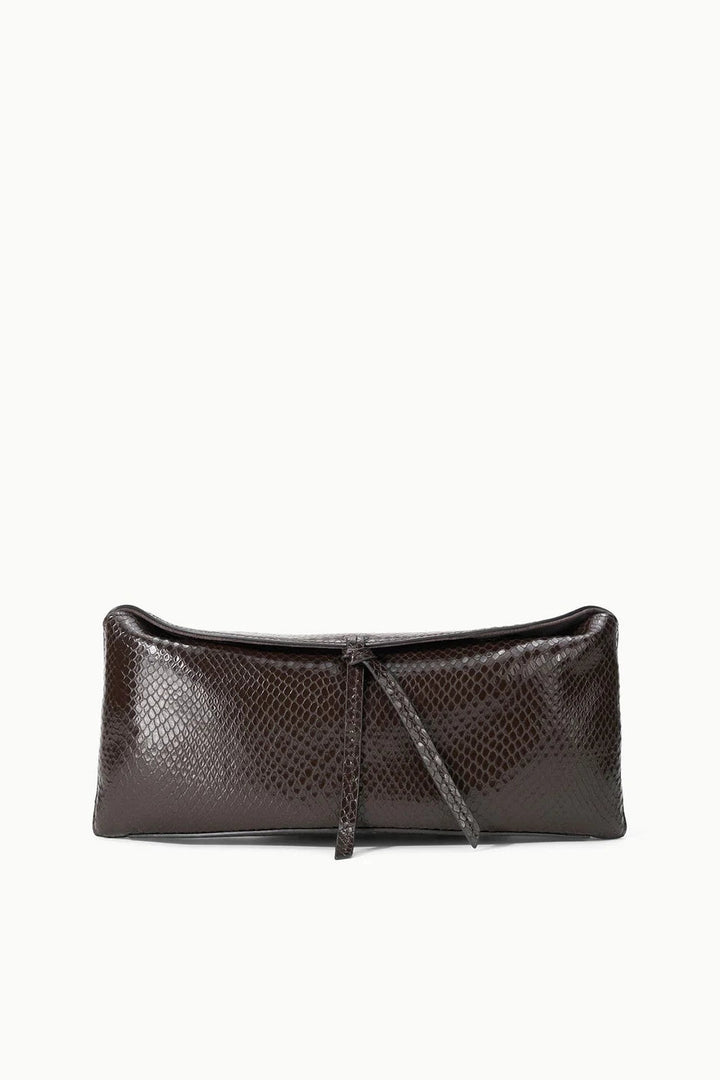 EVE CLUTCH ESPRESSO SNAKE - obligato