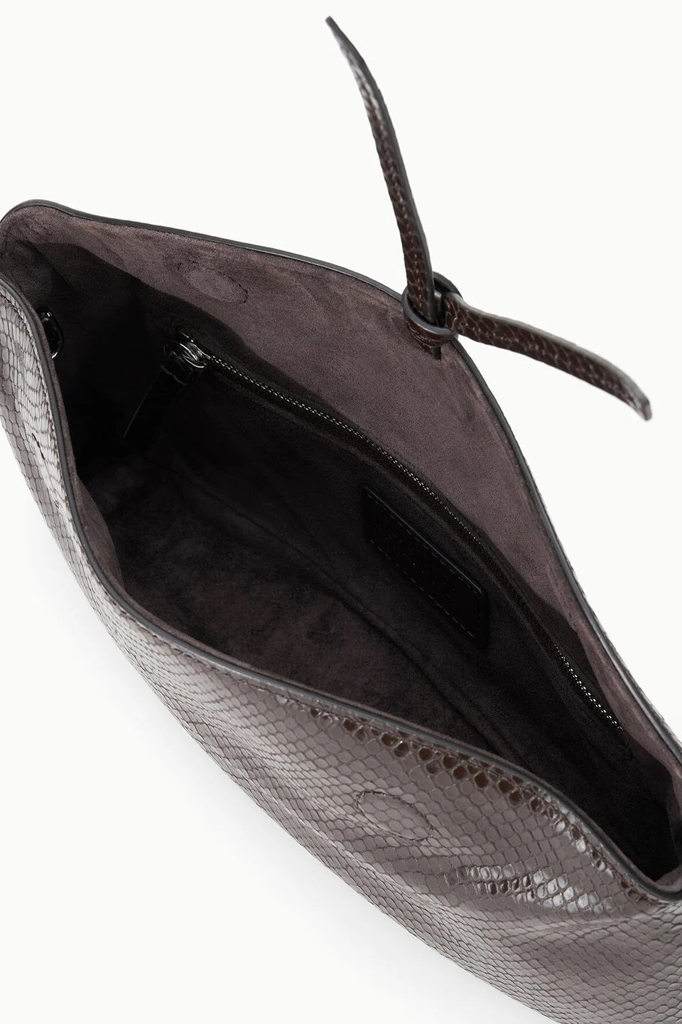 EVE CLUTCH ESPRESSO SNAKE - obligato
