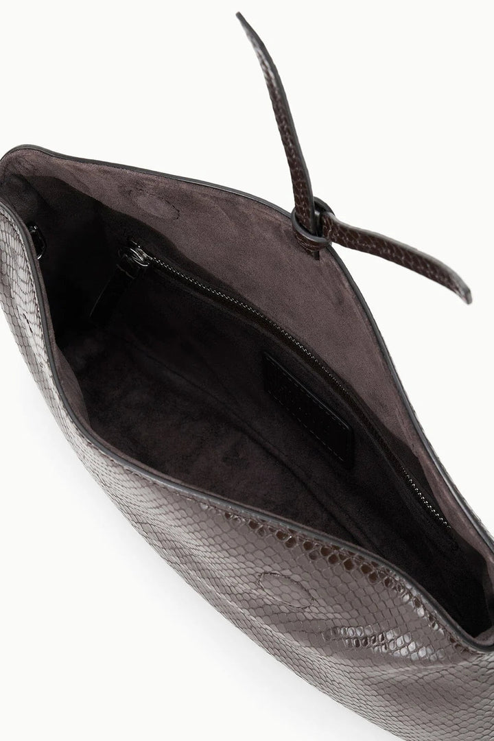 EVE CLUTCH ESPRESSO SNAKE - obligato