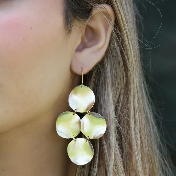 Frieda Earrings - Gold Plated