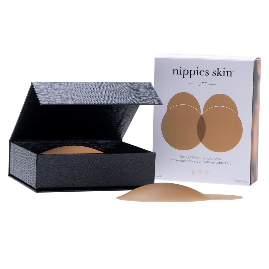 Nippies Skin Adhesive Nipple Covers with Lifting Tab: Creme / Size 1