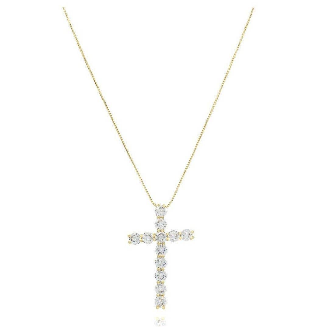 Faith Cross Pendant: Gold - obligato