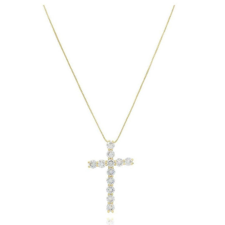 Faith Cross Pendant: Gold - obligato