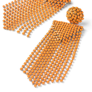 Fanning Earring in Orange - obligato