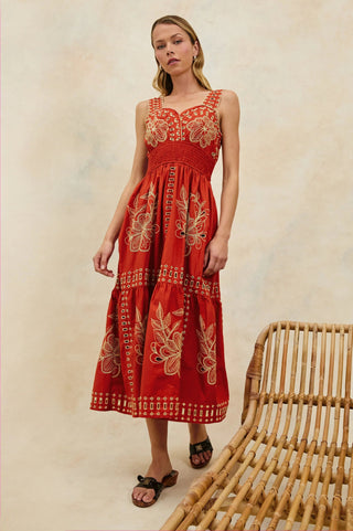 Fawn Terracotta Dress - obligato