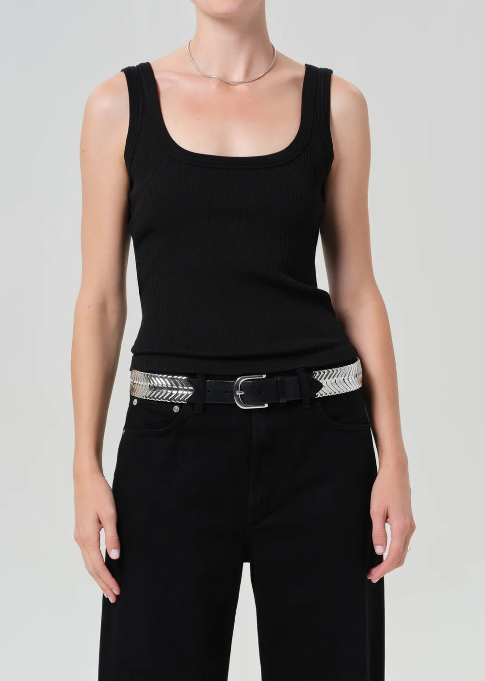 Faye Tank in Black - obligato
