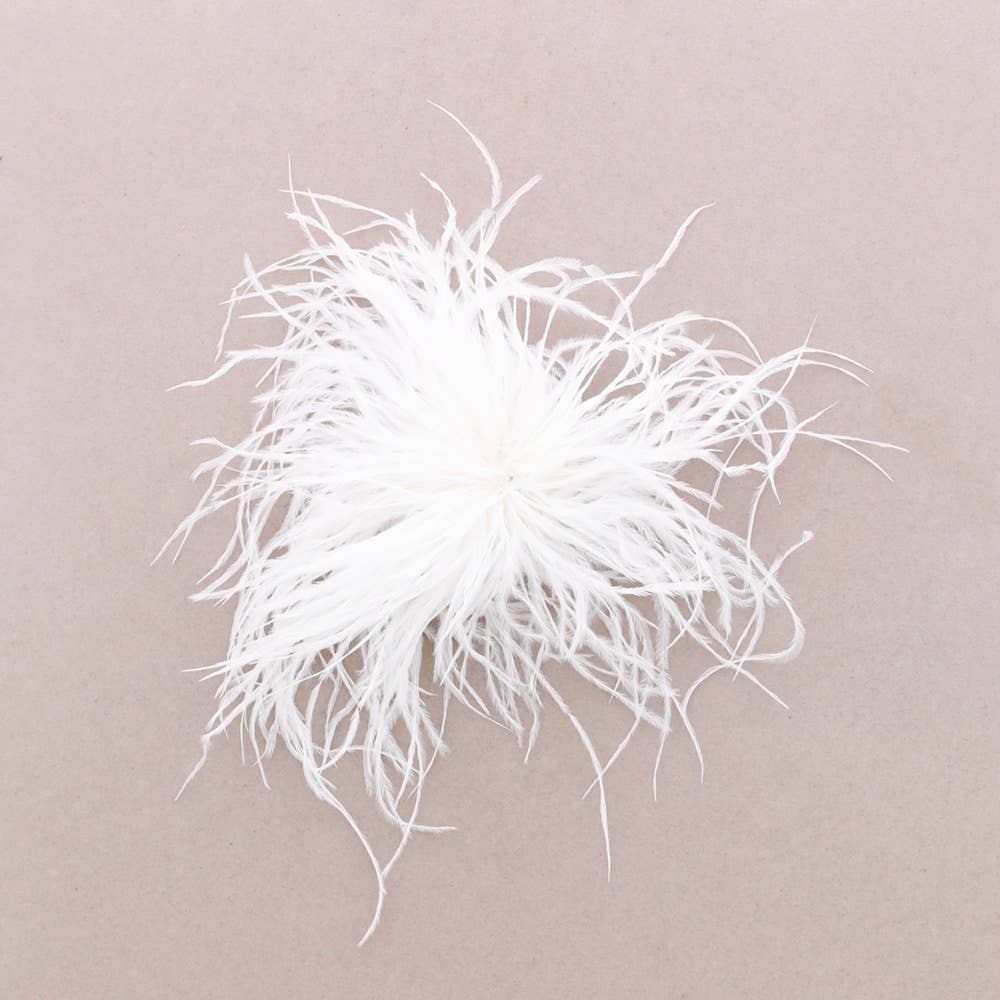 Feather Brooch 10–15 cm (C): Orange - obligato