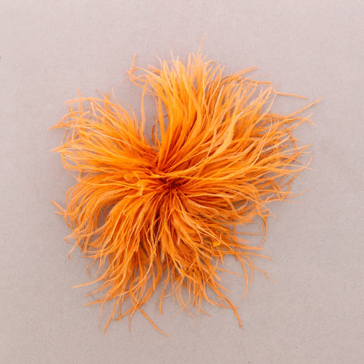 Feather Brooch 10–15 cm (C): Orange - obligato