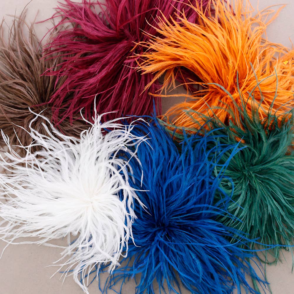 Feather Brooch 10–15 cm (C): Orange - obligato