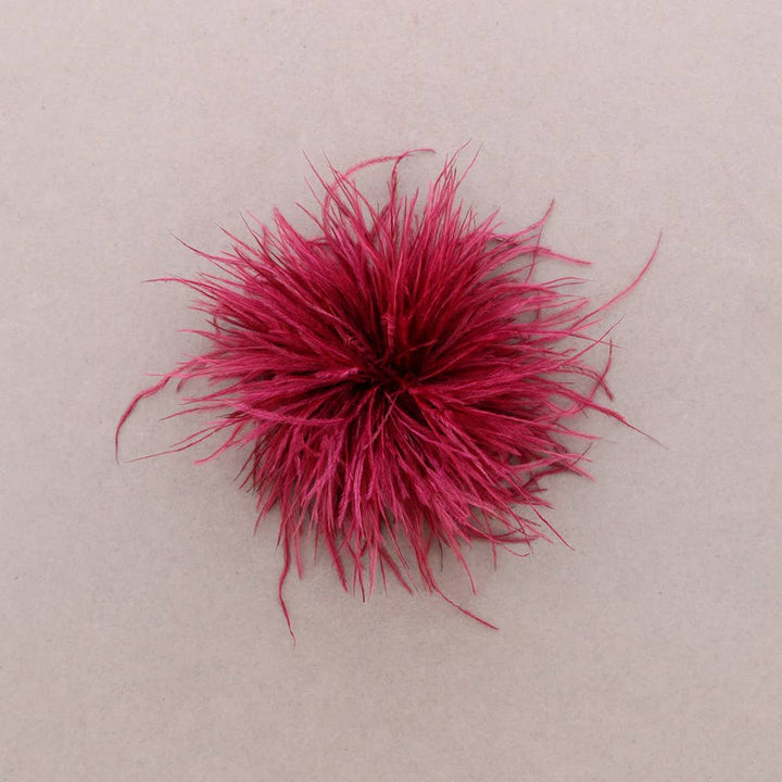 Feather brooch 8–10 cm (C): Green - obligato