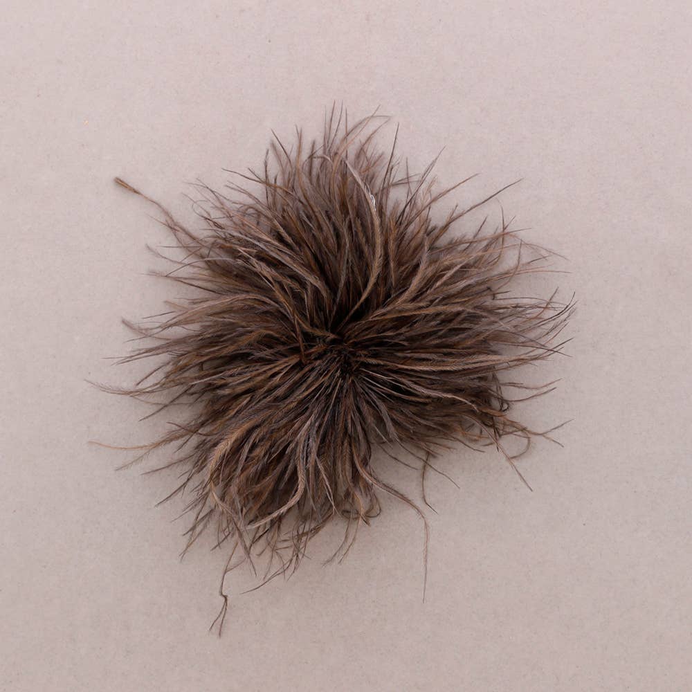 Feather brooch 8–10 cm (C): Green - obligato