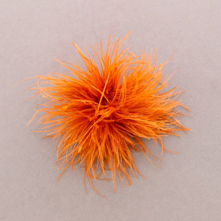 Feather brooch 8–10 cm (C): Green - obligato