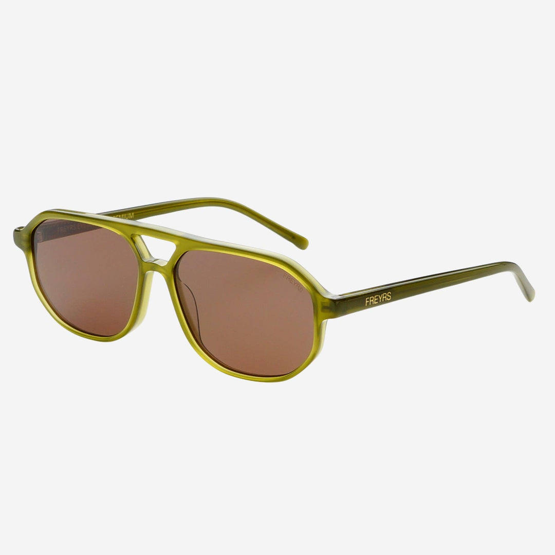 Fenix Acetate Unisex Aviator Sunglasses : Olive - obligato
