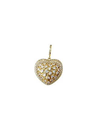 Create your own Scarf Neck - Orange Paisley - C: CZ Stud Heart