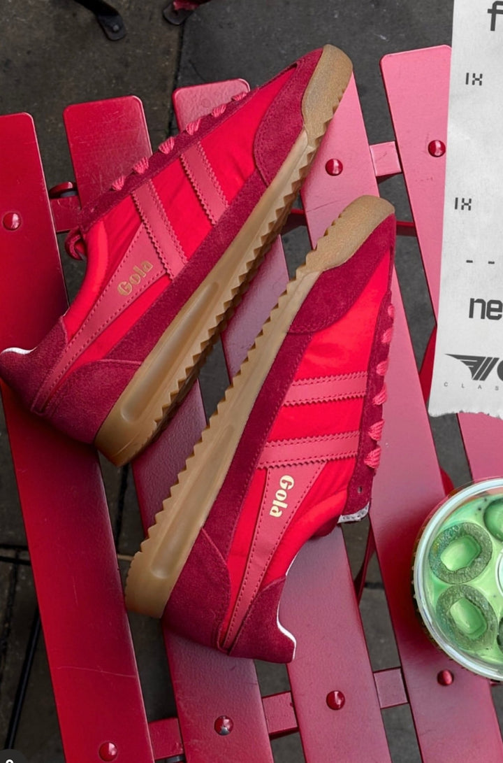 Firefly Sneaker in Red/Deep Coral - obligato