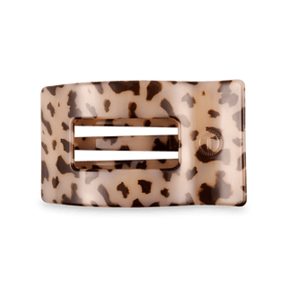 Flat Rectangle Hair Clip | Medium | Blonde Tortoise - obligato