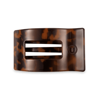 Flat Rectangle Hair Clip | Medium | Tortoise - obligato