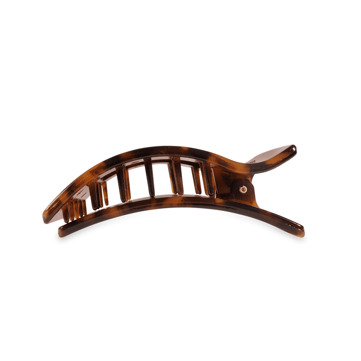 Flat Rectangle Hair Clip | Medium | Tortoise - obligato