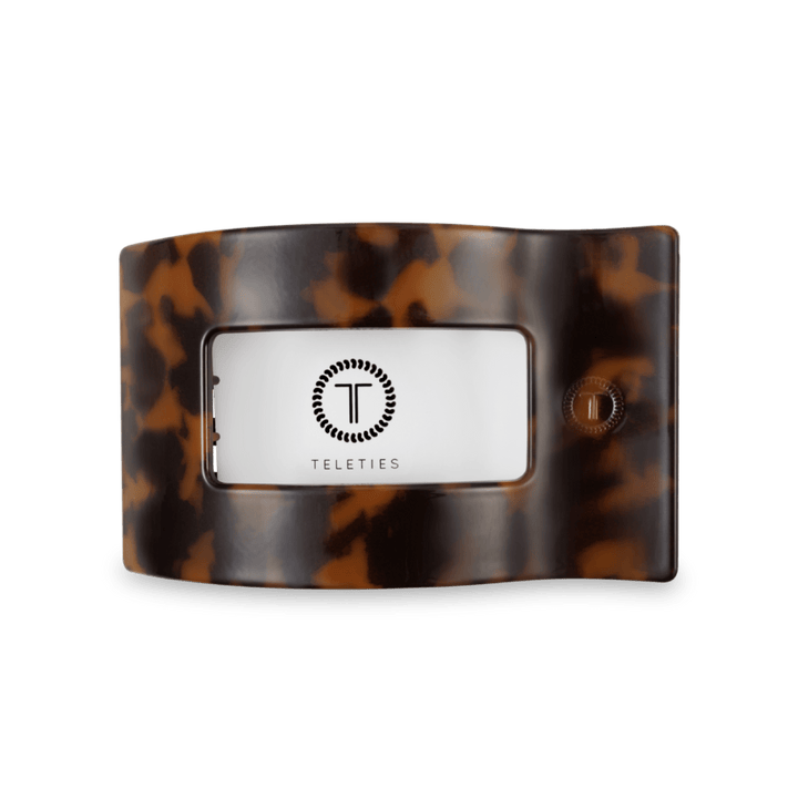 Flat Rectangle Hair Clip | Medium | Tortoise - obligato
