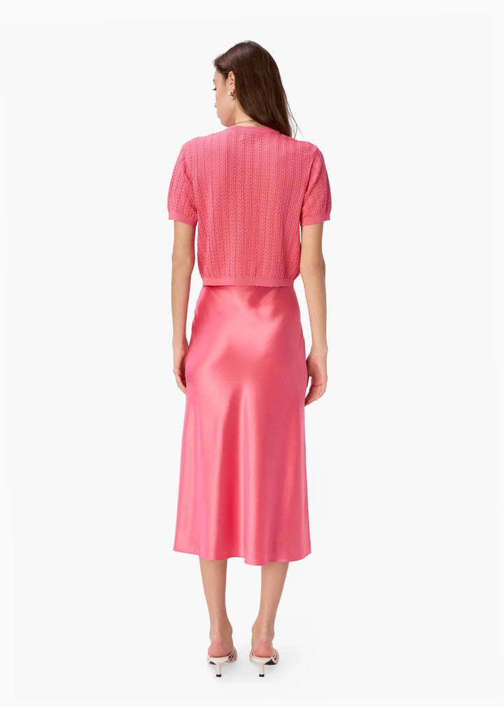 Florina Midi Skirt in Hibiscus - obligato