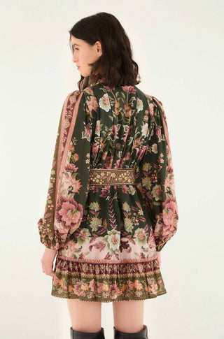 Flowering Garden Tree Mini Dress - obligato