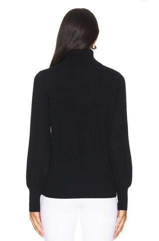 Ford Turtleneck Ski Sweater in Black - obligato