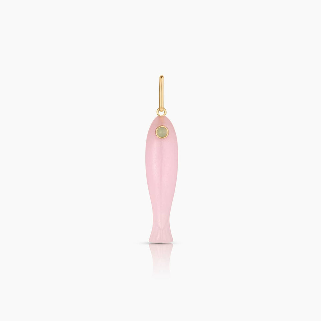 Fortuna Pink Jade Charm - obligato