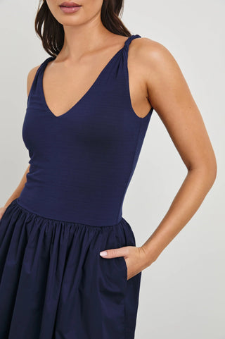 Franca Navy Dress - obligato